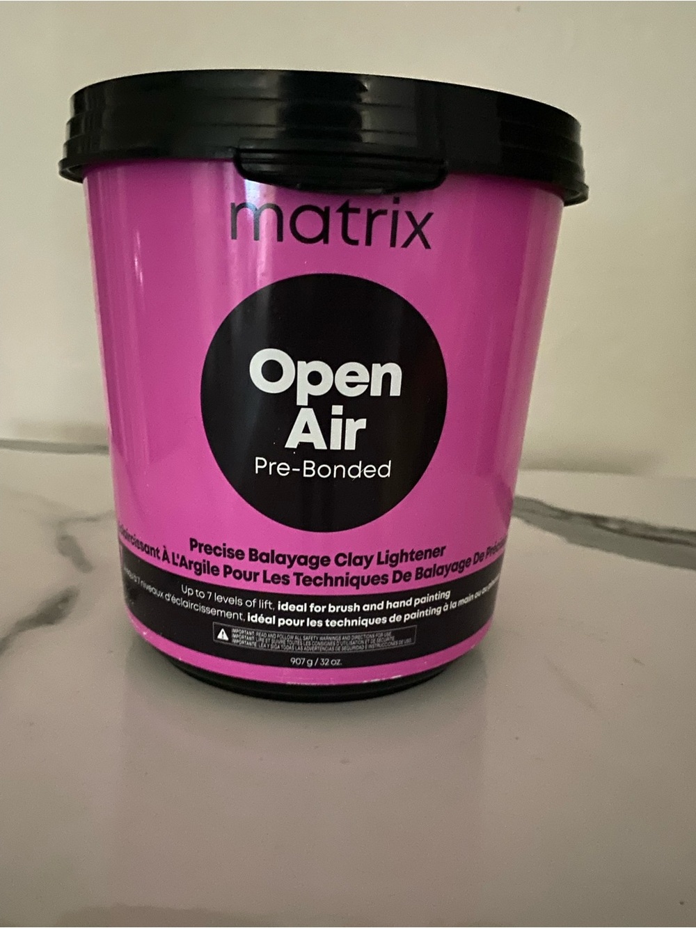 Matix Open Air Pre-Bonded Hair Lightener - Pink and Black Packaging